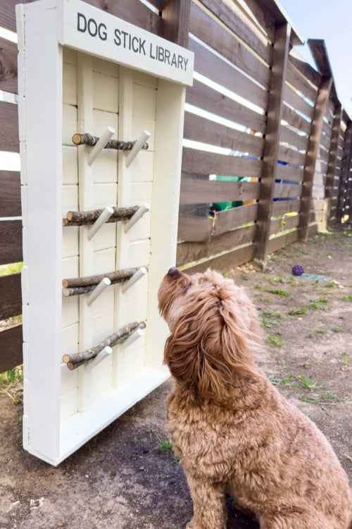 Dog Stick Library (Beige)