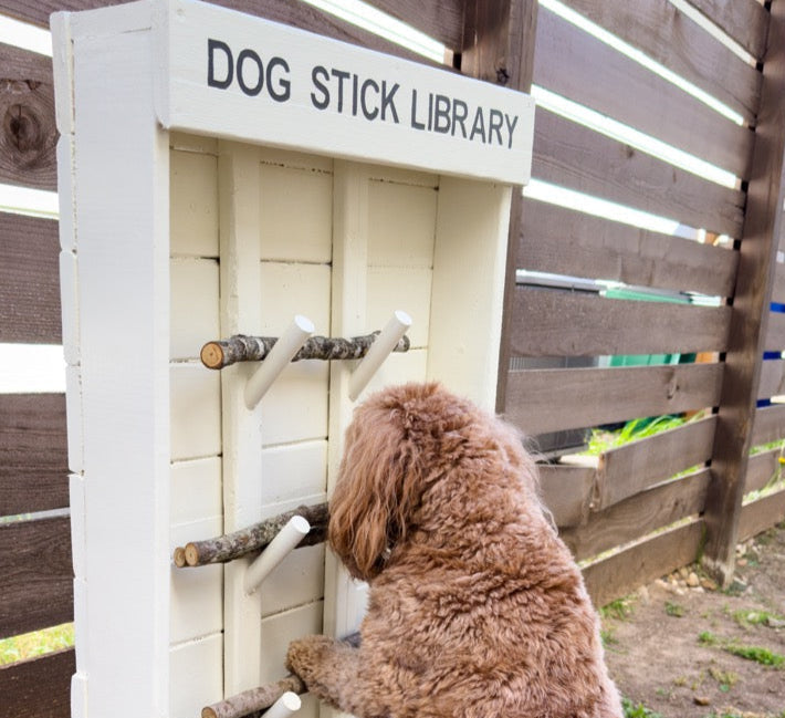 Dog Stick Library (Beige)