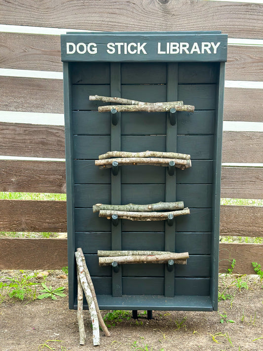 Dog Stick Library (Grey)