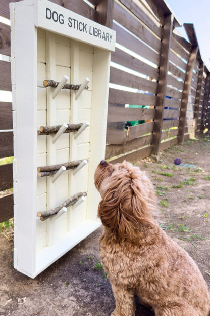 Dog Stick Library (Beige)
