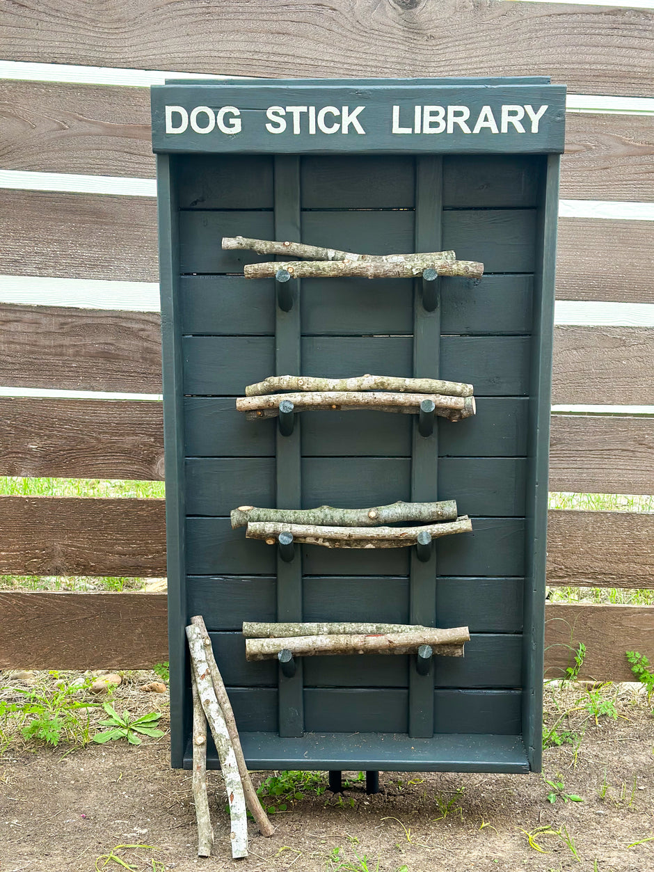 Dog Library Dog Stick Library | Freestanding Stick Dispenser for Dogs